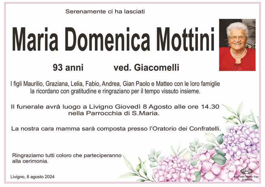 mottini maria domenica