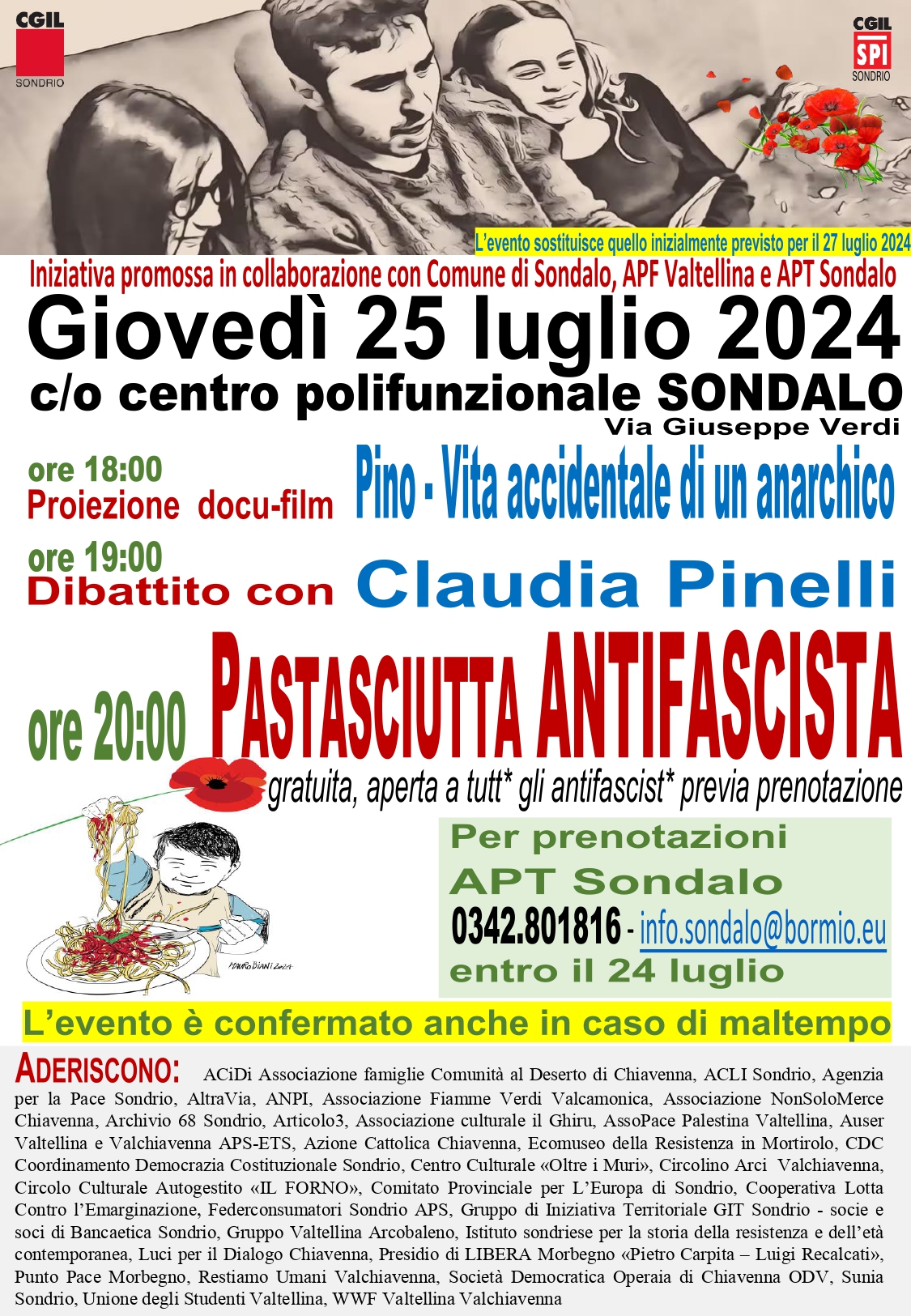 /pastasciutta antifascista 2024 programma