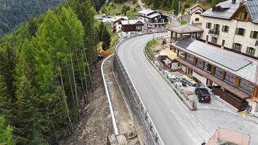 Lavori in corso ad Arnoga