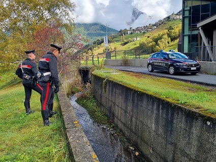 Carabinieri Tirano salvano giovane fuggitivo