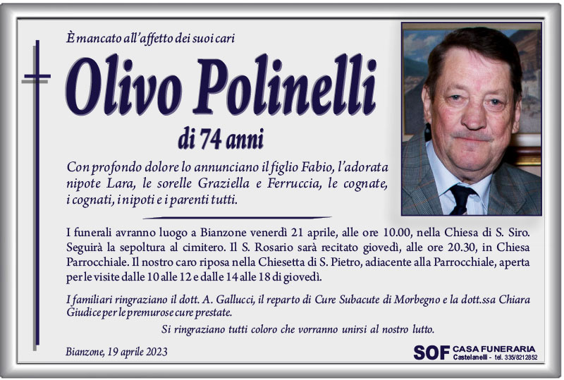 /necrologio Polinelli Olivo