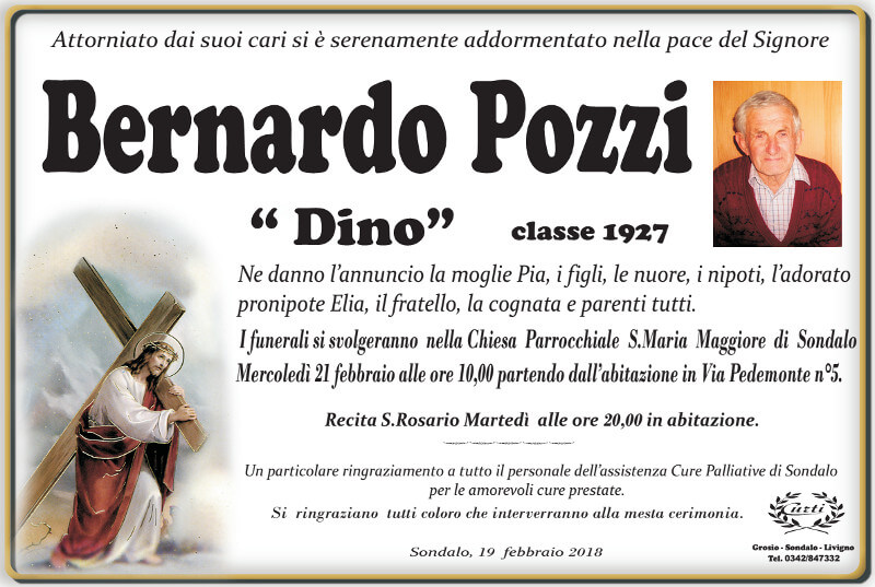 necrologio Pozzi Bernardo