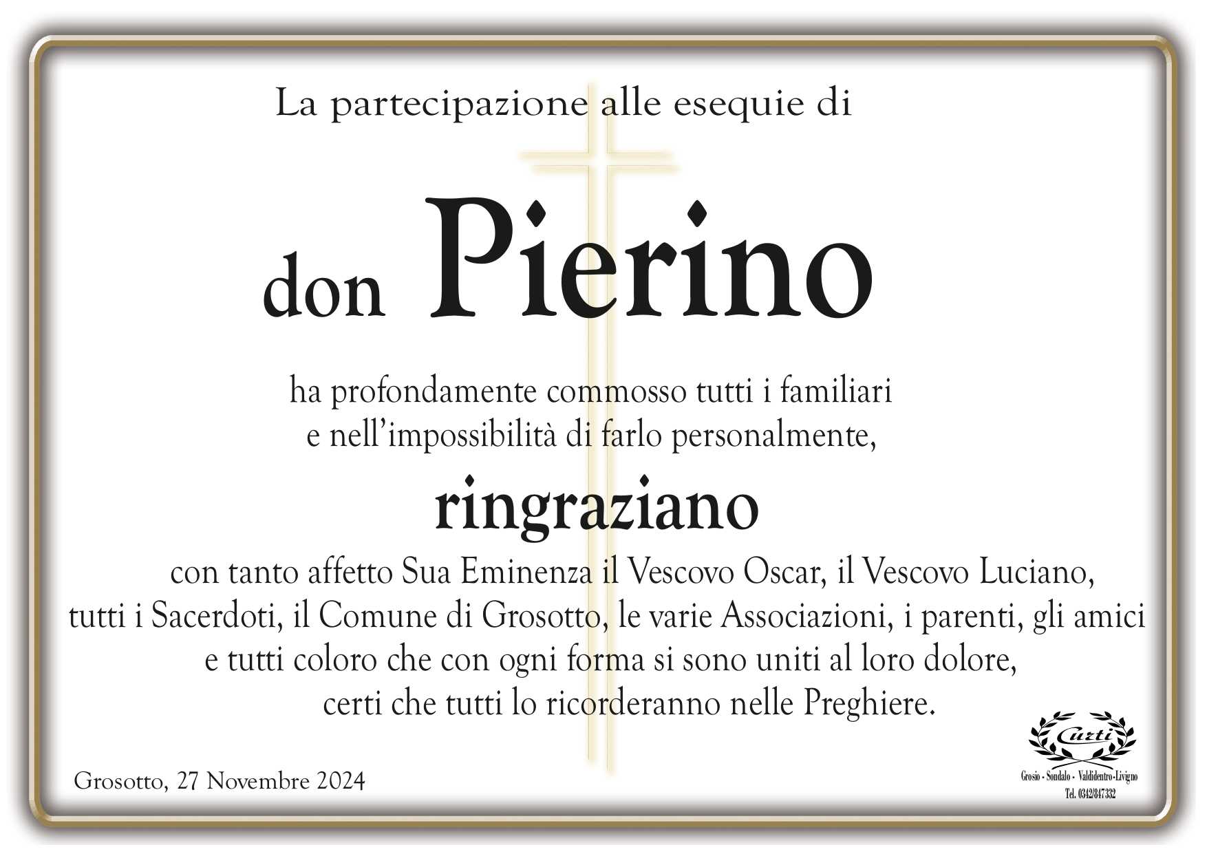 /ringraziamento don pierino