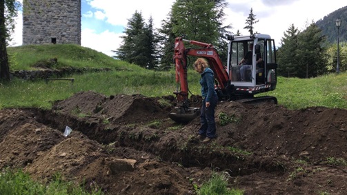 Scavi archeologici al castello di Teglio