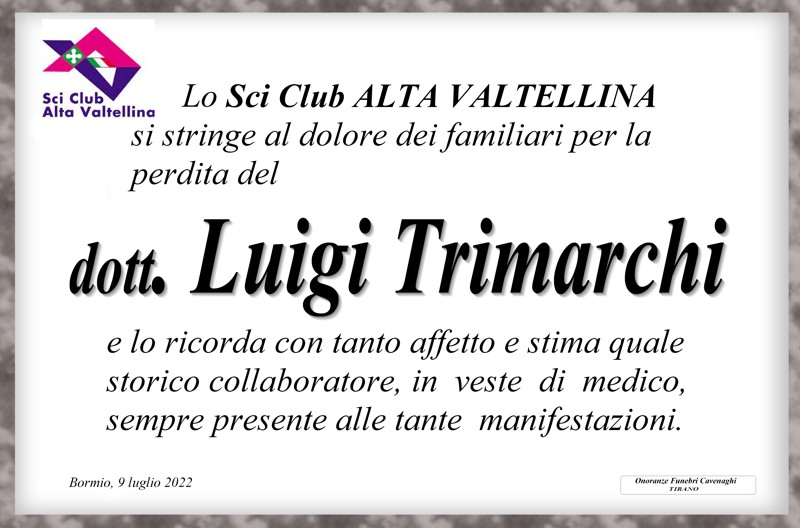 /Sci Club Alta Valtellina per Trimarchi Luigi