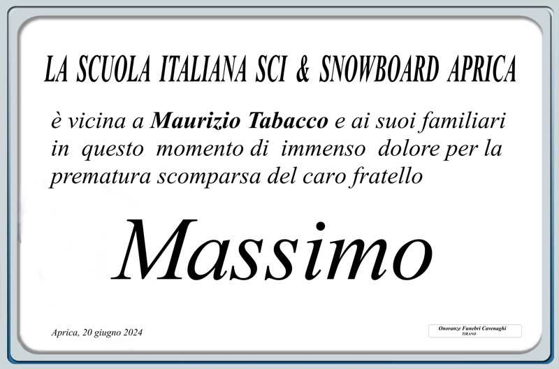 /Scuola Sci & Snowboard Aprica per Tabacco Massimo
