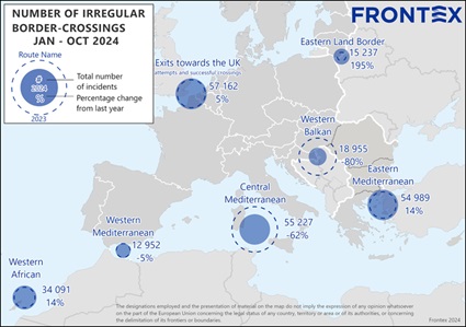 /La mappa degli attraversamenti irregolari