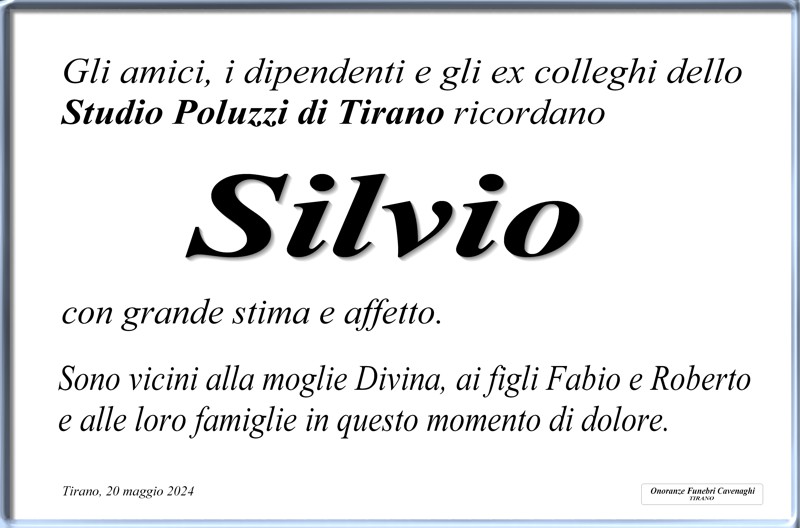 Studio Poluzzi Tirano per Mossinelli Silvio