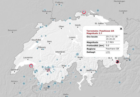 /Scossa di terremoto percepita in Valposchiavo.