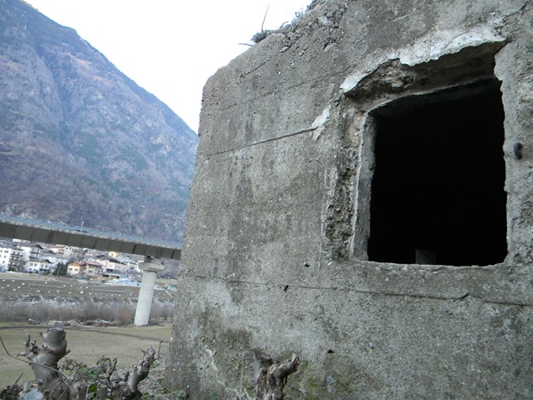 trincea blindata in località Lago